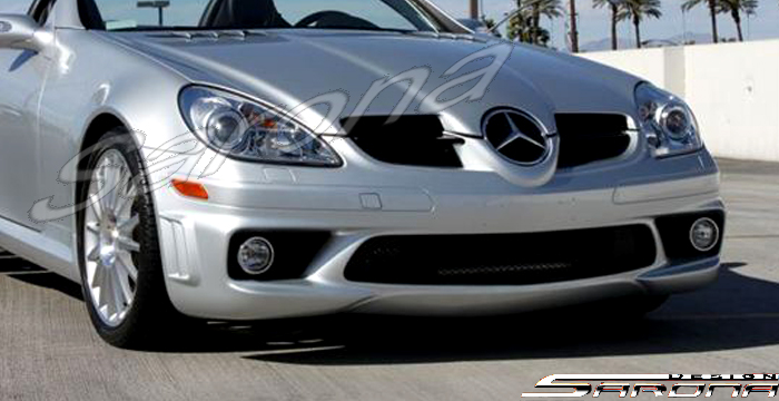 Custom Mercedes SLK  Convertible Front Bumper (2005 - 2011) - $670.00 (Part #MB-063-FB)